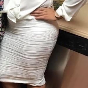 Textured Pencil Skirt (XL/XXL)